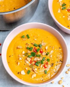 THAI SWEET POTATO AND CARROT SOUP