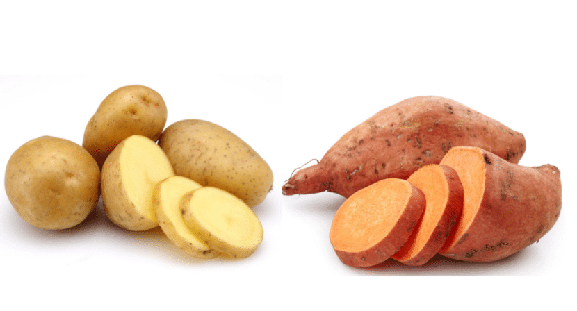 White Potato VS Sweet Potato